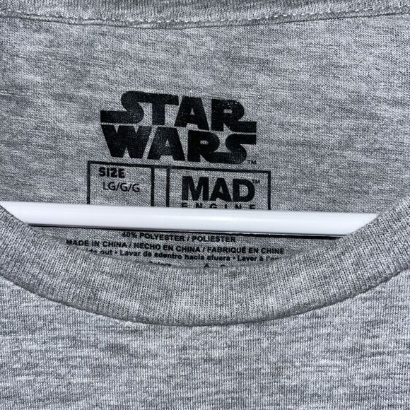 STAR WARS IRISH Shamrock Darth Vader at paddy’s day st Patrick’s gray T-shirt XL - Picture 3 of 3